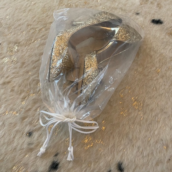 Champagne glitter high heels BRANDNEW! - Picture 4 of 4